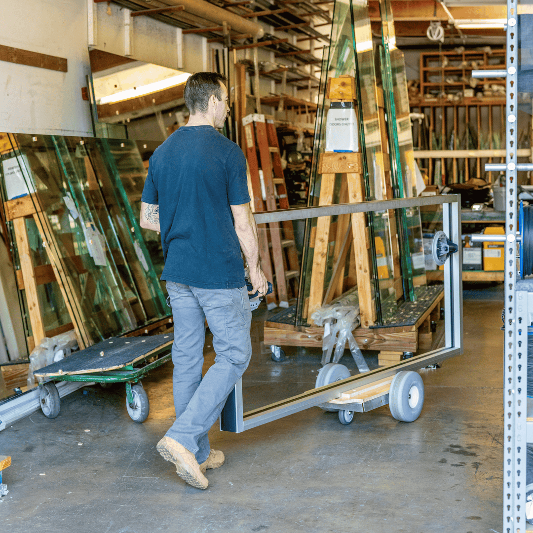 EZ Glide™ Glass Dolly